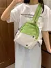 Bolsa de peito color block transfronteiriça para estudantes, mochila pequena para viagem, bolsa transversal casual 2026, mochila esportiva de grande capacidade