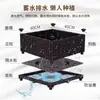 Caja de Plantación Móvil para Verduras de Balcón con Ruedas Universales, Set Familiar de Maceta de Plástico para Interiores/Exteriores, Maceta Especial para Cultivo de Verduras