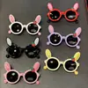 Gafas de Sol Polarizadas Infantiles con Orejas de Conejo de Dibujos Animados Bunny de Silicona Lindas Lindas Gafas de Sol para Bebé Niña
