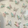 Colgante de Flor de Mariposa Colorida Fantasía Material para Manualidades con Cuentas Pulsera Collar Pendientes Joyería Accesorios de Cuentas Sueltas