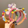 Diadema de Tejido de Lana para Niños Muñeco de Tela Perro de Nariz Larga Diadema para Niña No Aprieta la Cabeza y No Presiona el Cabello Accesorio para la Cabeza de Niña