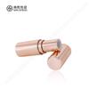 Fabricante de Embalagem Cosmética Dourado Rosa Galvanizado Tubo de Batom Redondo Reto Tubo Vazio Material de Embalagem Tubo de Batom Cera Labial