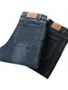 Moda Masculina Fengshe / Lançamento Primavera e Outono 2026 Novos Jeans Retos Vintage de Negócios para Homens, Calças Longas Largas Retro Soltas