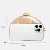 2026 Estilo Europeu Novo Pedra Olho de Gato Strass Acabamento Dourado Personalizado Retrô Feminino Leve Luxo Transfronteiriço Clutch de Festa