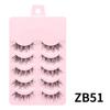Fábrica de pestañas postizas DINGSEN suministro estable 5 pares de pestañas maquillaje natural maquillaje diario pestañas COS