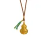 Plata de Ley S925 Nuevo Colgante de Cuerda Trenzada Calabaza Nube de Loto Cadena para Suéter Tendencia Nacional Nueva Chinoiserie Calabaza Fulu