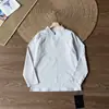 Camiseta Urbana Funcional de Manga Larga 3D Ajustada con Cuello Alto y Media Cremallera de Polar Fino para Exteriores 13155