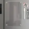 Tablero de Mensajes Magnético para Refrigerador Acrílico Transparente Bloc de Notas Borrable Planificador para el Hogar Pegatina de Memo Pizarra Blanca Magnética