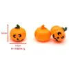 Popular juguete de cabeza de calabaza con cara de diablito, decoración de Halloween, accesorio de plástico para montajes de eventos, adorno peculiar, en stock
