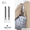 Apenas bolsa interna - bolsa externa não incluídaMiyake Issey CARAT Diamante Quatro Grades Caixa Quadrada Pequena Armazenamento de Nylon