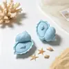 Tarro de almacenamiento de concha estilo ins Chunqi con tapa, taza para vela perfumada DIY, adorno de yeso, molde de silicona