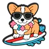 Imanes para Refrigerador de Animalitos Pequeños de Dibujos Animados Goma Suave de PVC Cachorro Surfeador Lindo Pegatinas Decorativas para Refrigerador Pegatinas Magnéticas Creativas Transfronterizo