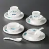 Juego comercial de vajilla de melamina Xiangyuan de cuatro piezas, imitación de porcelana, tazón pequeño, juego de tazas para plato de restaurante, restaurante, restaurante de hotpot