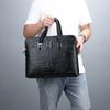 2026 Bolso para Hombre Gran Capacidad Nuevo Negocio Patrón de Cocodrilo Bolso de Mano Bolso de Hombro Único Maletín Regalo para Computadora Venta al por Mayor para Hombre