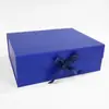 Caja Plegable de una Pieza con Lazo Disponible, Caja de Regalo de Empaque Portátil con Tapa abatible y Cierre magnético, Caja Vacía para Regalo de Cumpleaños, Caja de Papel
