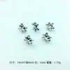 Venta al por mayor del fabricante Accesorios para ensartar pulseras DIY, Cuentas de flores frescas irregulares, Cuentas espaciadoras, Accesorios para joyería, Piezas espaciadoras, Collares
