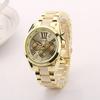 Reloj Digital para Hombre Dx Banda de Acero Geneva Agva Tres Agujas Seis Pines Aleación Romana