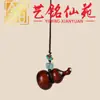 Cadena para Teléfono con Llavero de Calabaza de Sándalo Morado, Adorno de Mano, Colgante Creativo Artístico de Calabaza para Coche Yiming Xianyuan