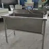 Piscina de Acero Inoxidable para Baño de Perros Piscina Gruesa de Limpieza para Baño de Mascotas Piscina de Baño para Tienda de Mascotas Gatos y Perros Piscina para Baño de Perros
