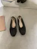 Sapatos Flats Koreanos Bottom Evening Breeze Prata Suave Fada Sapatos 2023 Novo Verão Laço Sapatos de Ballet