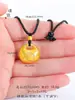 Colar com Pingente de Bolsa Cadeado da Fortuna cravejado com Diamantes Ouro de Areia Vietnamita Corrente de Lã Fat Fu Xiao Jin Tuo Lei Antiga Nicho
