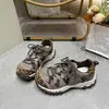 Zapatos Versátiles para Deportes de Montañismo al Aire Libre en Primavera y Otoño Estilo Forrest Gump Piel Suave Suela Gruesa Zapatos de Mujer Estilo Infantil Bloque de Color Malla Doble Zapatos de Papá