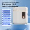 Pulidor de Uñas Eléctrico con Luz Nocturna, Ajuste Inteligente de Pantalla de Tres Niveles, Pulidor de Uñas con Ajuste de Tres Niveles y Luz Nocturna