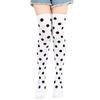 Calcetines de Disfraz de Navidad Medias de Disfraz de Vacaciones Accesorios de Disfraz COS Medias hasta la Rodilla con Lunares de Mariquita para Dama Medias