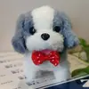 Cachorro de Brinquedo Elétrico Pelúcia para Crianças, Corgi Ursinho Realista que Anda e Late, Adequado para 1-3 Anos, Brinquedo Transfronteiriço