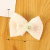 Novos acessórios decorativos fofos de tecido com vento, bola de pelo, laço de cereja, semiacabados DIY para sapatos e chapéus infantis
