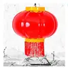 Linterna de Plástico Impermeable para Exteriores de Acrílico Linterna con Luz LED Proyecto de Iluminación Pública Decoración de Paisaje Linterna Roja