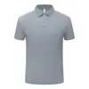 Camisa Polo de Manga Corta para Hombre, Verano, Delgado, Seda de Hielo, Gama Alta, Casual de Negocios, Elástica, Cuello Camisero, T-Shirt, Talla Regular
