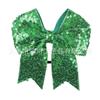 Haochuan 14 colores 10 cm Lazo europeo y americano para niños lentejuelas accesorios para el cabello lazo cola de milano material cuentas niña tocado
