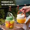 Cubo de Conservación Fresca de Silicona para Verduras, Frutas y Alimentos, Cubo Portátil de Conservación Fresca para Bebidas Frías, Cubo de Hielo, Vaso de Fruta Portátil Estilo Camping al Aire Libre