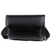 Bolsa de Ombro Masculina Retro Moda Moda Bolsa Crossbody Casual Retro Pequena Bolsa de Ombro Couro PU Portátil Leve Bolsa para Celular
