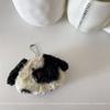 Corea del Sur Ins Nuevo Color Peluche Cachorro Llavero de Cuentas Lindo Dulce Accesorios Colgantes Colgante de Bolso Combinable para Mujeres