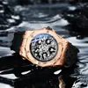 Reloj mecánico Chenxi para hombre, mecánico, automático, luminoso, resistente al agua, fabricante transfronterizo, reloj mecánico para hombre, Tourbillon