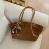 Bolso Retro Casual para Mujer 2025 Invierno Nueva Moda Bolso Grande de Hombro y Axila Bolso de Mano para Viajes Bolso Tote