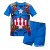 Traje de Algodón para Niños Verano 2023 Niño Dibujos Animados Marvel Absorción de Humedad y Transpirable Ropa de Casa pijamas niños