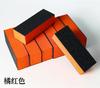 Bloco de tofu de três lados com areia preta, lixa de areia preta, bloco de tofu altamente elástico, lixa de unha de areia preta, lixa de manicure de areia preta