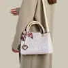 Bolsa Feminina de Brocado Zhuang de Guangxi Patrimônio Cultural Imaterial Grande Capacidade Bolsa para Mãe 2026 Novo Modelo Bolsa de Ombro Único Transversal de Mão