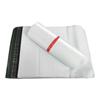 Bolsa de envío exprés blanca con puntos, bolsa de embalaje exprés al por mayor, bolsa de embalaje de paquetería logística impermeable, bolsa de pedido por correo de color