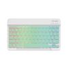 Para tableta ipad samsung huawei teclado bluetooth luminoso teclado portátil retroiluminado RGB colorido al por mayor