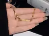 Tobillera Dorada de Bambú Tendencia en Tiktok, Prosperidad y Crecimiento, Joyería para el Pie de Bambú, Estilo Chino, Nuevo Estilo Chino, Venta al por Mayor de Joyería de Nicho