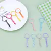 Cadena Pintada de Colores Dulces con Cierre de Langosta, Accesorio Creativo para DIY, Llavero para Muñeca, Cadena para Teléfono, Colgante Pequeño