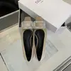 Nuevos Zapatos Planos de Punta Cuadrada con Pedrería para Mujer Primavera 2026, Zapatos Planos Versátiles Elegantes Franceses con Tira Baja, Venta Directa de Fábrica Personalización
