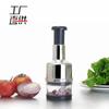 Cortador de alho multifuncional Suprimentos de cozinha Artefato de trituração de alho manual de aço inoxidável doméstico para cabelo