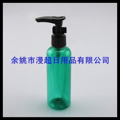 100ml 圆肩pet+夹子泵 绿色
