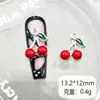 Joyería para Uñas Popular Transfronteriza Aleación Diamante Estereoscópico Incrustado Celebridad de Internet Uñas de Cereza Joyería y Accesorios para Uñas DIY Venta al por Mayor