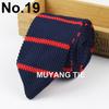 Gravata Social Masculina Britânica Fashion Coreana Casual Estudante Lã Tricotada Versátil Pontuda Estilo Moderno Gravata 7cm